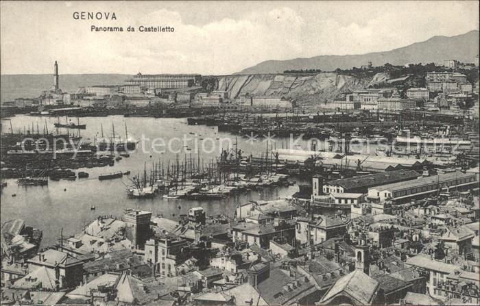Genova Genua Liguria Castelletto Hafen