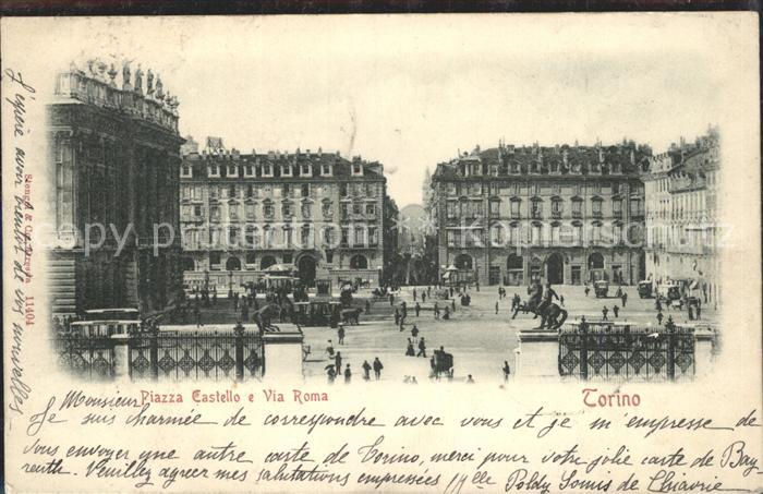 Torino Piazza Castello e Via Roma