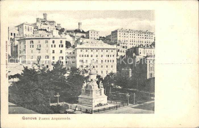 Genova Genua Liguria Piazza Acquaverde
