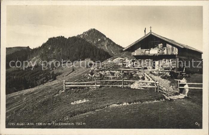 Bad Wiessee Auer-Alm mit Fockenstein
