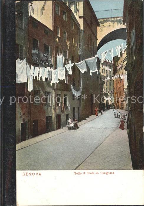 Genova Genua Liguria Sotto il Ponte di Carignano