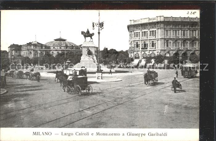 Milano Marittima Lago Cairoli e Monumento a Giuseppe Garibaldi