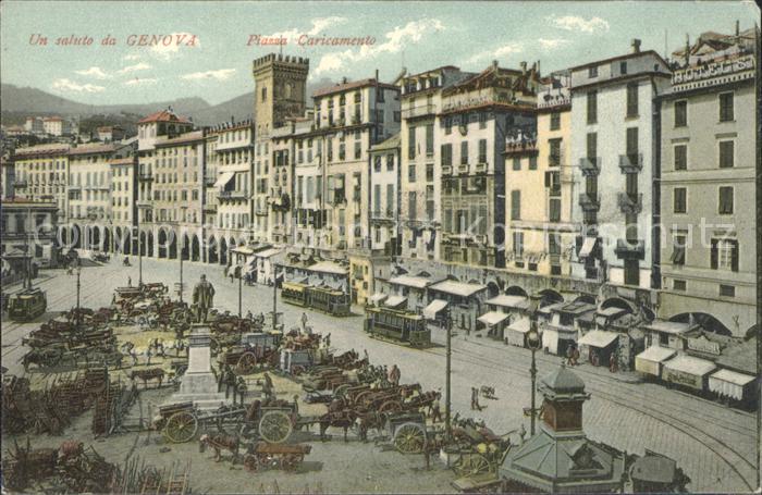 Genova Genua Liguria Piazza Caricamento