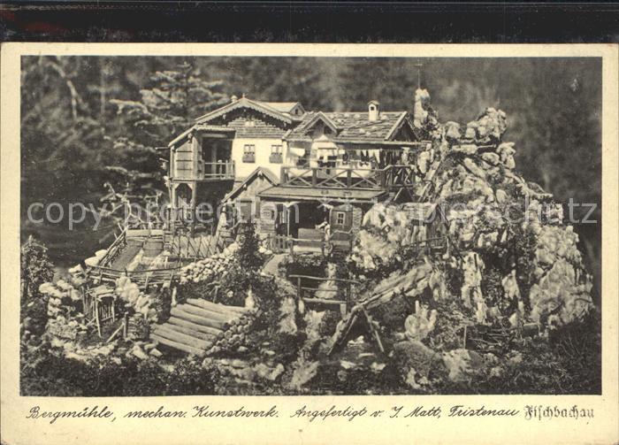 Fischbachau Bergmuehle mechanisches Kunstwerk