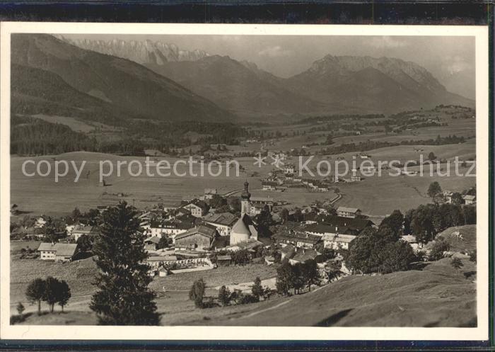 Reit Winkl mit Wildem und Zahmen Kaiser