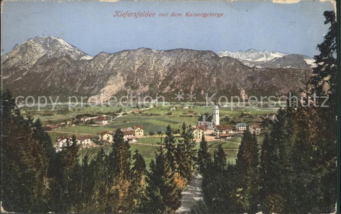 Kiefersfelden mit Kaisergebirge