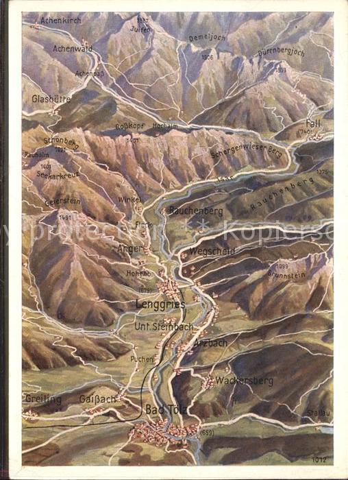 Bad Toelz Panoramakarte