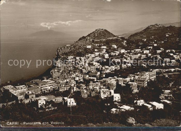 Capri mit Vesuv