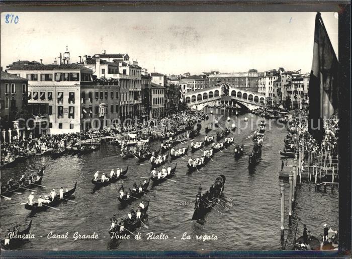Venezia Venedig Canal Grande Ponte di Rialto Boote Gondeln