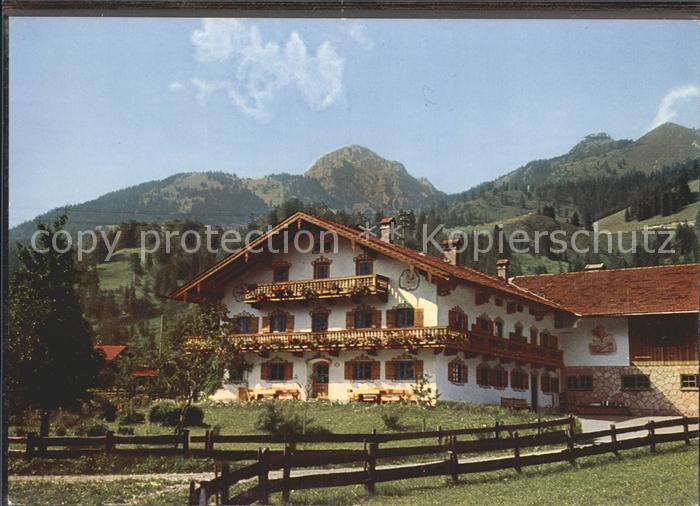 Bayrischzell Zellerhof mit Wendelstein