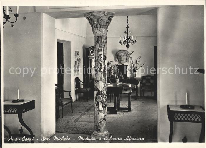 Anacapri San Michele Medusa e Collonna Africana