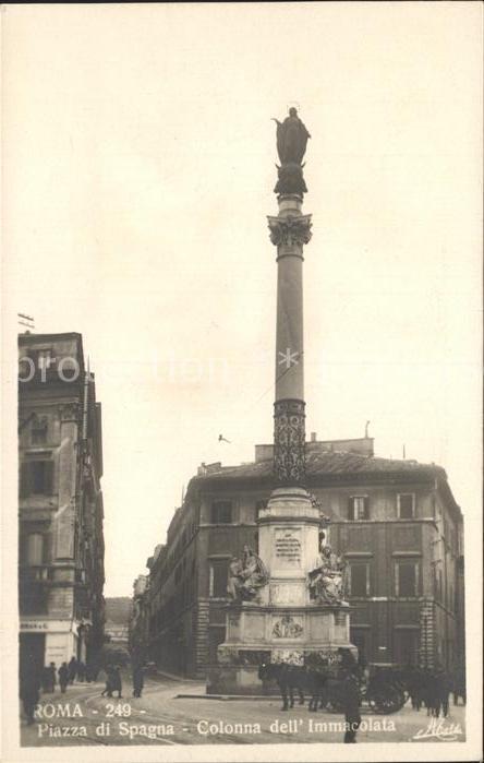 Roma Rom Piazza die Spagna Colonna dell Immacolata