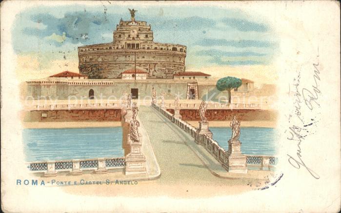 Roma Rom Ponte e Castel S. Angelo