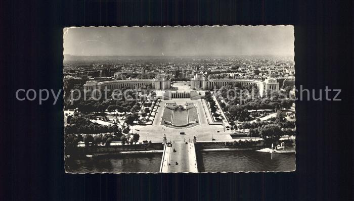 Paris Fliegeraufnahme Palais de Chaillot