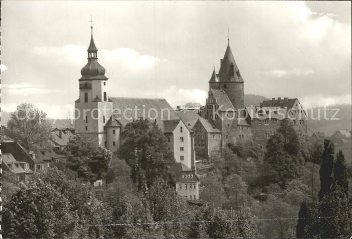 Schwarzenberg Erzgebirge Schloss und Kirche