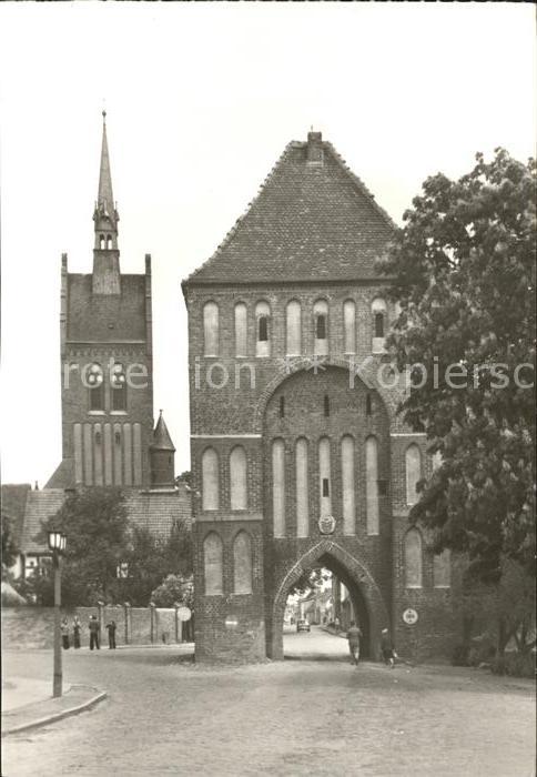 Usedom Mecklenburg-Vorpommern Anklamer Torturm