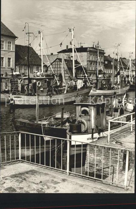Ueckermuende Mecklenburg Vorpommern Hafen