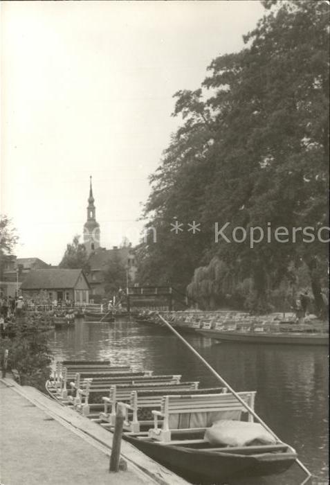 Luebbenau Spreewald Ausflugsboote
