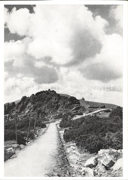 Riesengebirge Krkonose Karkonosze Kammweg mit Schneegrubenbaude