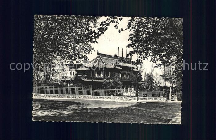 Bruxelles Bruessel Laken Chinesischer Pavillon