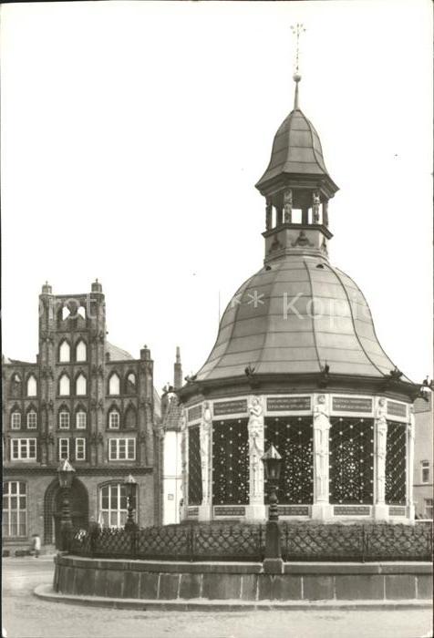 Wismar Mecklenburg Vorpommern Wasserkunst Kulturdenkmal