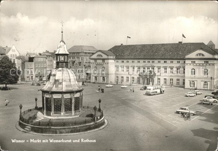 Wismar Mecklenburg Vorpommern Markt Wasserkunst Rathaus
