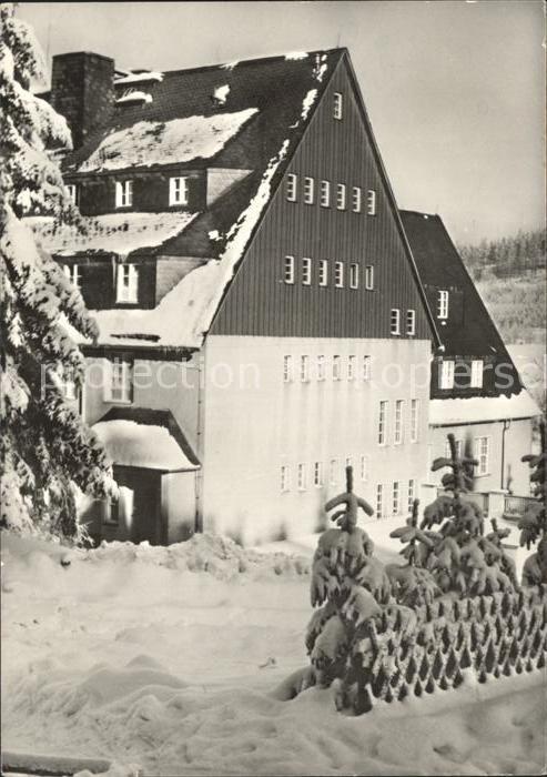 Rehefeld-Zaunhaus FDGB Erholungsheim Aufbau