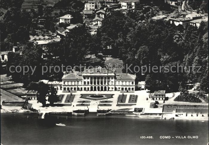 Como Lago di Como Fliegeraufnahme Villa Olmo