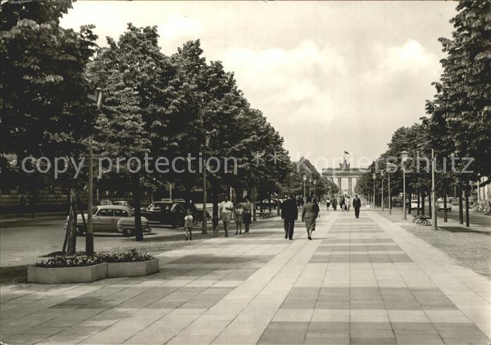BERLIN  CITY Unter den Linden mit Brandenburger Tor