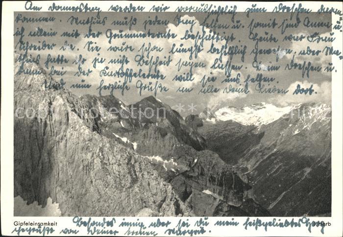 Zugspitze Gipfel im Zugspitzgebiet