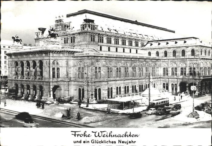 Wien Staatsoper Weihnachtskarte