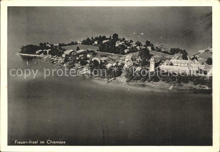 Fraueninsel Chiemsee Fliegeraufnahme