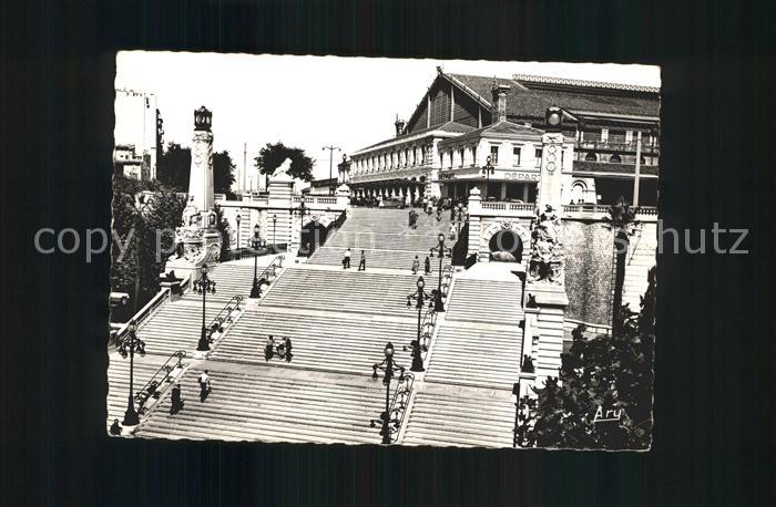 Marseille Bouches-du-Rhone Gare St. Charles Escalier Monumental