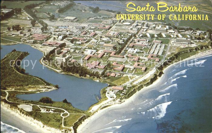 Santa Barbara California Fliegeraufnahme Universitaet