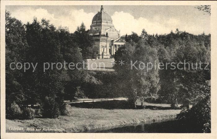 Goerlitz Sachsen Blick zur Ruhmeshalle