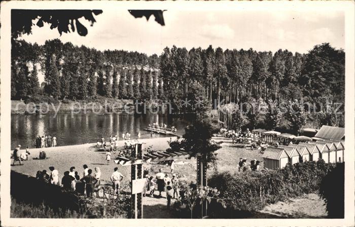 Noyen-sur-Sarthe Entrèe de la Plage