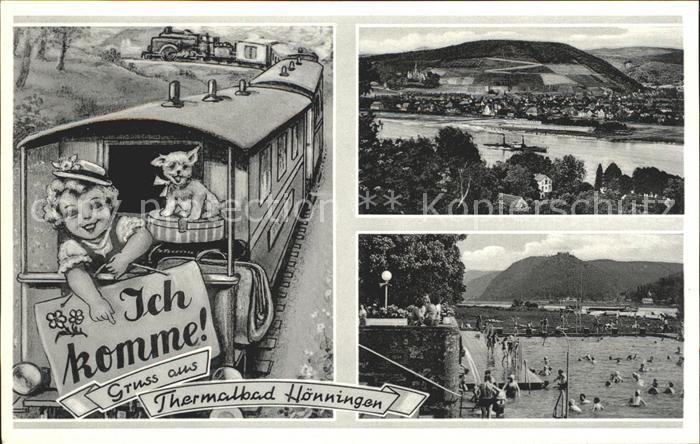 Hoenningen Bad Termalbad Partie am Fluss