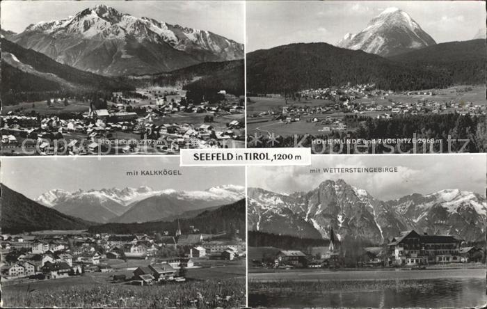 Seefeld Tirol Hohe Munde  Hocheder Kalkkoegel Wettersteingebirge