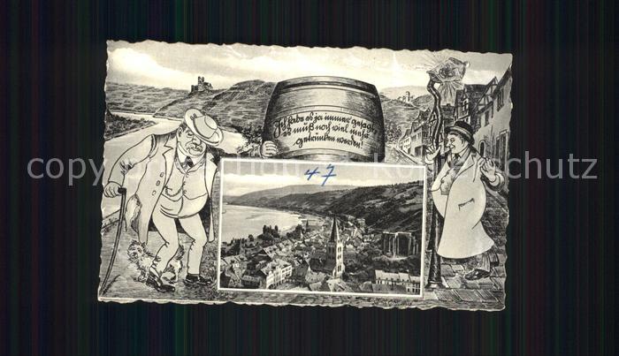 Bacharach Rhein Gesamtansicht