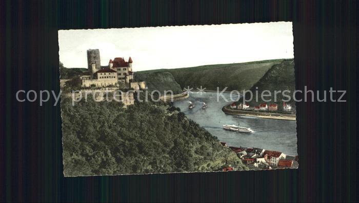 St Goarshausen Burg Katz und Loreley