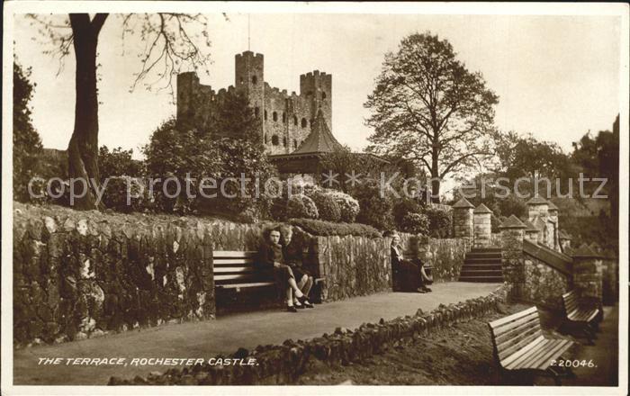 Rochester UK The Terrace Rochester Castle