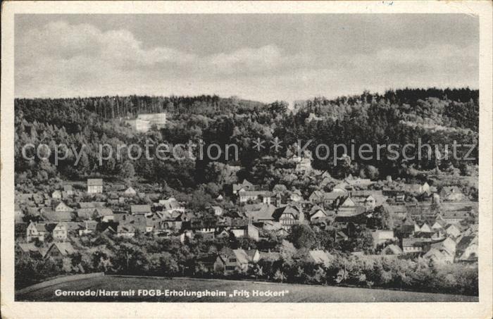 Gernrode Harz FDGB Erholungsheim Fritz Heckert