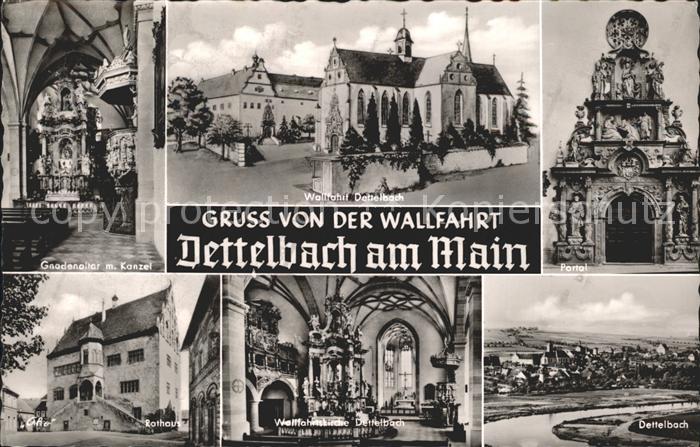 Dettelbach Wallfahrtskirche Rathaus