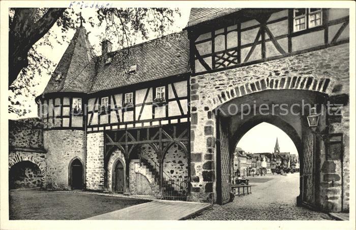 Friedberg Hessen Suedliches Burgtor Kaiserstrasse