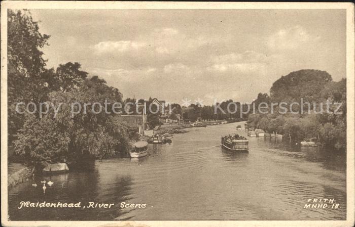 Maidenhead Riverside River Scene