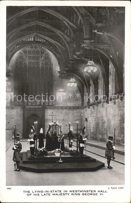 Westminster London The Lying- In- State Westminster Hall