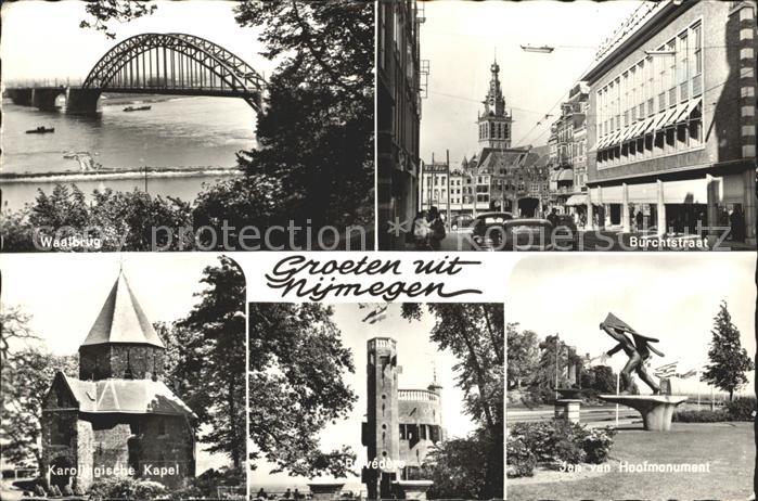 Nijmegen Waalburg Bruchtstraat Jan van Hof Monument
