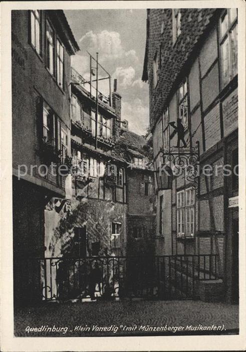 Quedlinburg Harz Klein Venedig Muenzenberger Musikanten