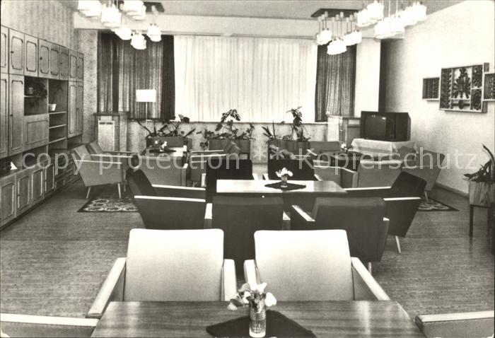 Plau See FDGB- Erholungsheim Emil Otto Bettenhaus Klubraum