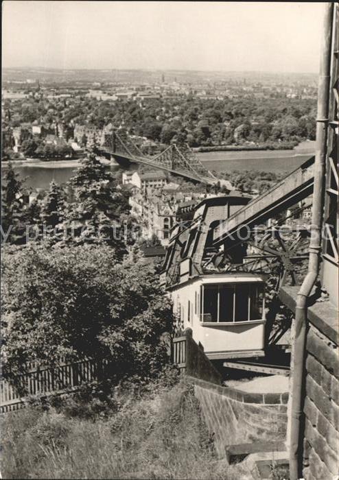 DRESDEN Elbe Blick von der Loschwitzhoehe